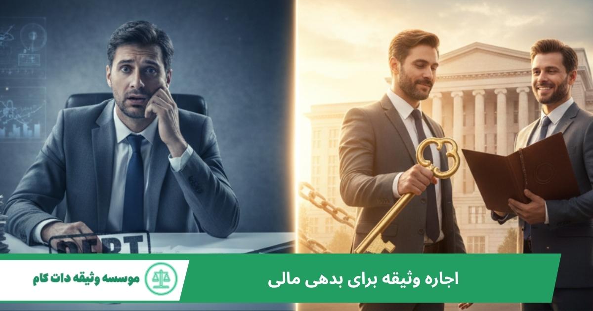 اجاره وثیقه برای بدهی مالی